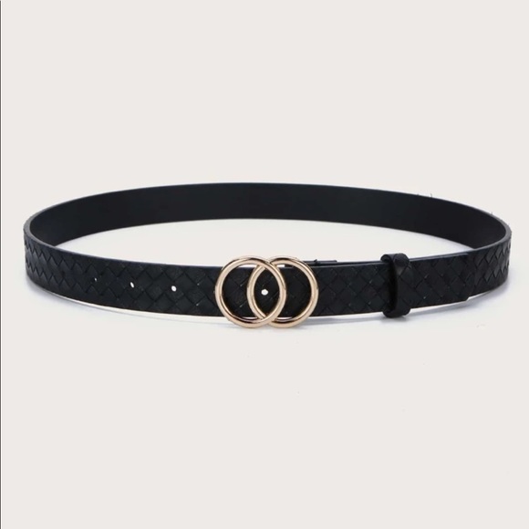 New| Peace By Piece| Minimalist Chic Double Loop Belt - Picture 3 of 16
